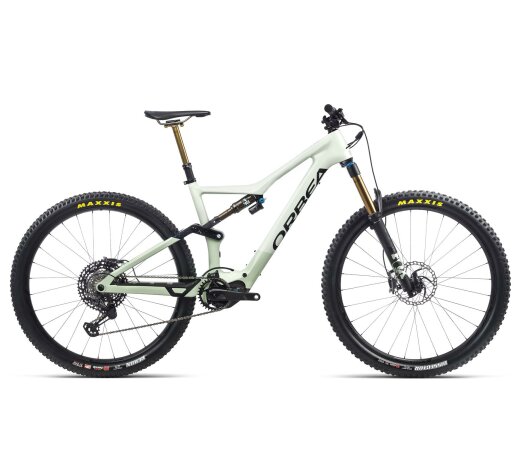 Orbea RISE M-TEAM - 2021 | Sap White – Green Fog