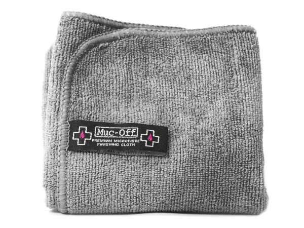 Muc Off Premium Microfibre Polishing Cloth | grey