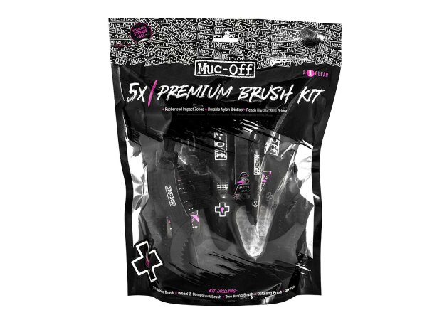 Muc Off 5x Brush Set | black