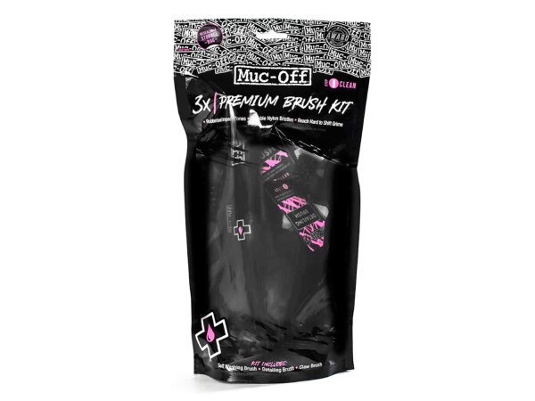 Muc Off 3x Brush Set | black