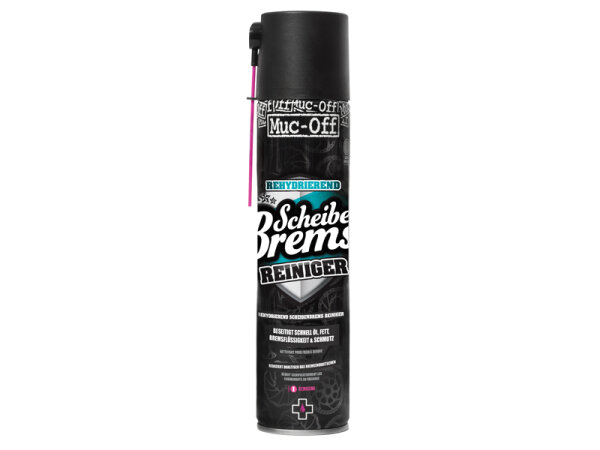 Muc Off Disc Brake Cleaner Aerosol 400ml (German Version) | pink