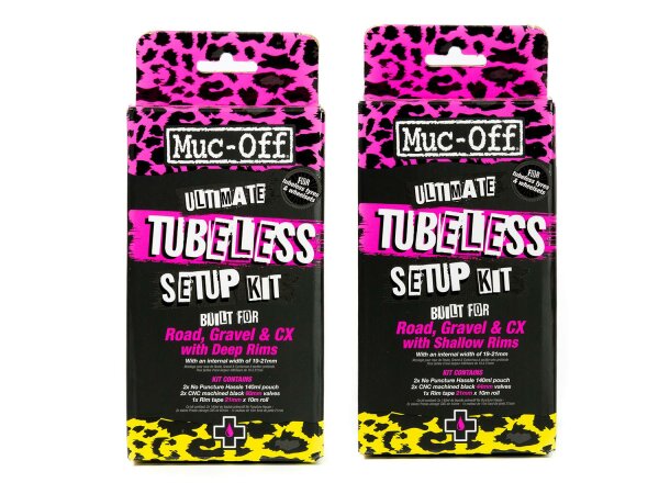 Muc Off UltimateTubeless Kit - Road (44 & 60mm) | pink
