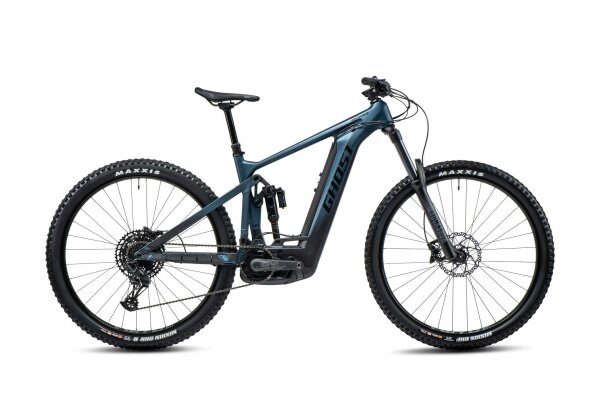 GHOST E-Riot AM CF Advanced 2022  | dirty blue/black - glossy/matt