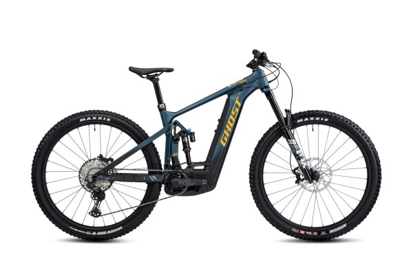 GHOST E-Riot EN CF Pro 2022  | dirty blue/dirty orange - glossy/matt