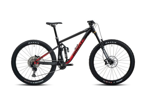 GHOST Riot EN AL Universal 2022  | black/marzocchi red - matt/glossy
