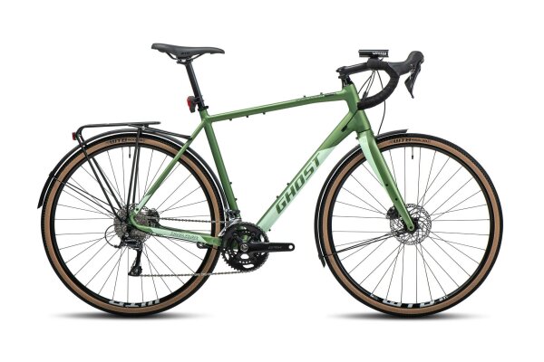 GHOST Road Rage EQ AL - 2022 | metallic kaki/super light green - matt