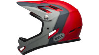 Bell SANCTION Full-Face-Helm | Mattrot / Grau