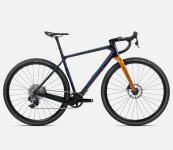 Orbea TERRA M31eTEAM 1X - 2023 | Blue Carbon View-Leo Orange