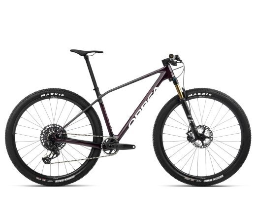 Orbea ALMA M PRO - 2023 | Wine Red Carbon View - Carbon Raw
