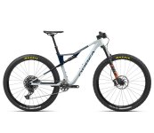 Orbea OIZ M21 - 2023 | Halo Silver-Blue Carbon View