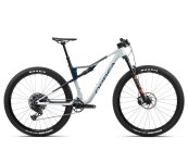 Orbea OIZ M11 AXS - 2023 | Halo Silver-Blue Carbon View
