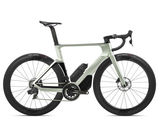 Orbea ORCA AERO M21eLTD - 2023 | Silvergreen  - Black