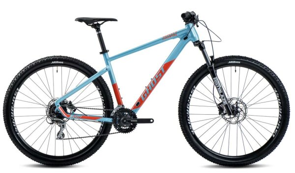 GHOST Kato Essential 29 AL - 2023 | pearl baby blue/dark orange - glossy