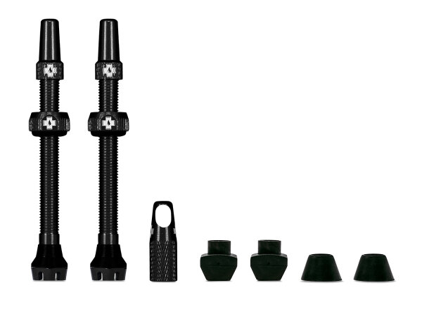 Muc Off Tubeless Valve Kit V2 Universal for MTB & Road  - black