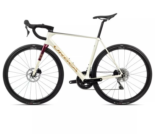Orbea ORCA M35 - 2024 | Ivory White-Burgundy -Vulcano