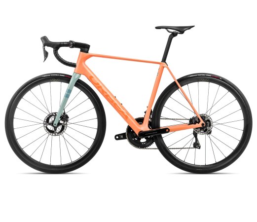 Orbea ORCA M10iLTD PWR - 2024 | Orange Cloud  - Stone Blue
