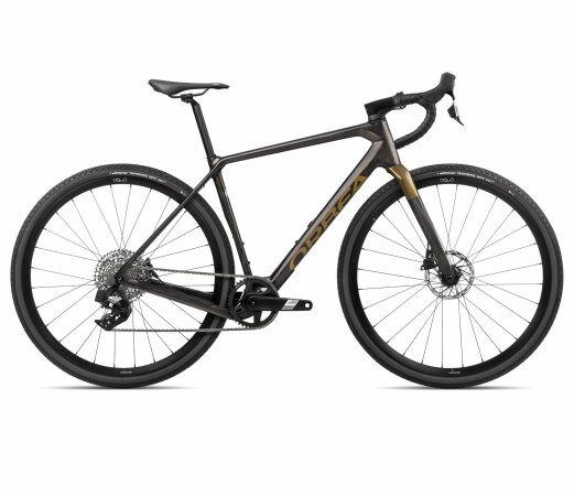 Orbea TERRA M41eTEAM 1X - 2024 | Cosmic Carbon View-Metallic Olive Green
