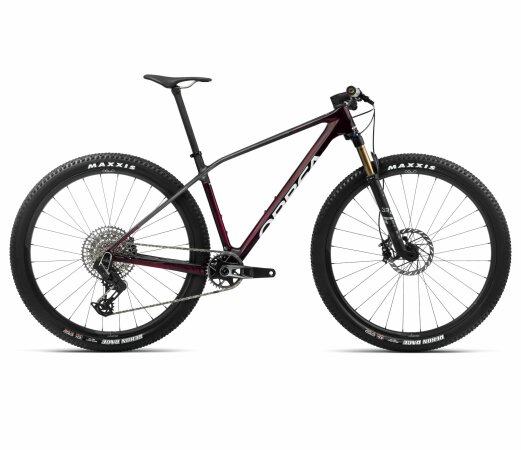 Orbea ALMA M PRO - 2024 | Red Wine Carbon View  - Carbon Raw