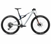 Orbea OIZ M21 - 2024 | Halo Silver-Blue Carbon View