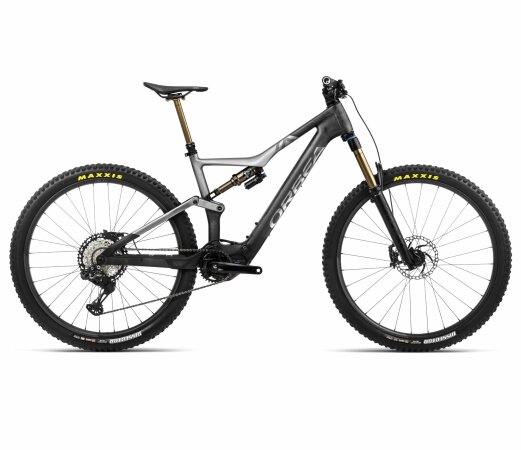 Orbea RISE M-TEAM - 2024 | Cabon Raw-Shark Grey
