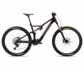 Orbea RISE M10 - 2024 | Wine Red Carbon View - Titan