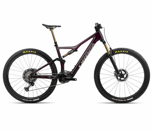 Orbea RISE M-LTD - 2024 | Wine Red Carbon View - Titan