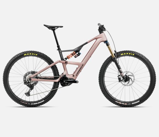 Orbea RISE LT M-TEAM 630W - 2025 | Desert Rose - Carbon Raw