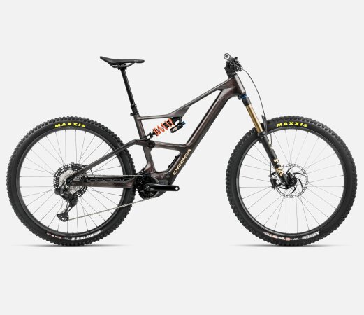 Orbea RISE LT M-TEAM 630W - 2025 | Tanzanite Carbon View - Carbon Raw