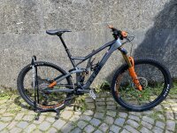 Cube Stereo TM C.68 - Carbon Raw/ orange | Large