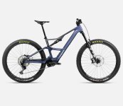 Orbea RISE LT M20 420W - 2025 | Tanzanite Carbon View - Carbon Raw