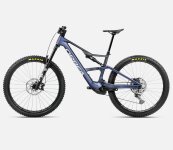 Orbea RISE LT M20 420W - 2025 | Tanzanite Carbon View - Carbon Raw