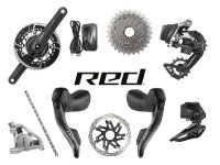 SRAM RED AXS Rennrad Gruppe 2x12 | 46-33 Zähne |...