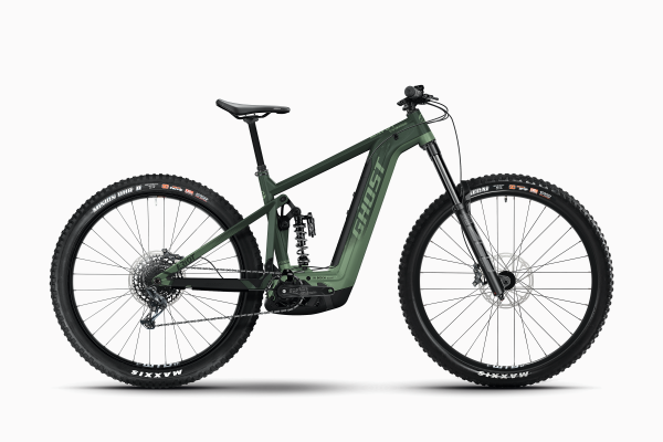 GHOST E-RIOT EN AL/AL 170/160 Universal - 2024 | dark green/met. green - glossy