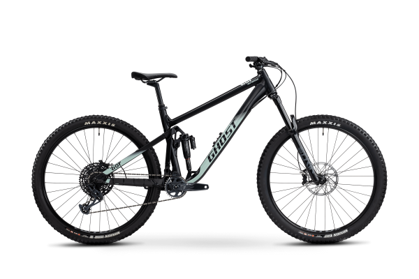 GHOST RIOT AM AL/AL 160/150 Universal - 2025 | black/super light green - matt