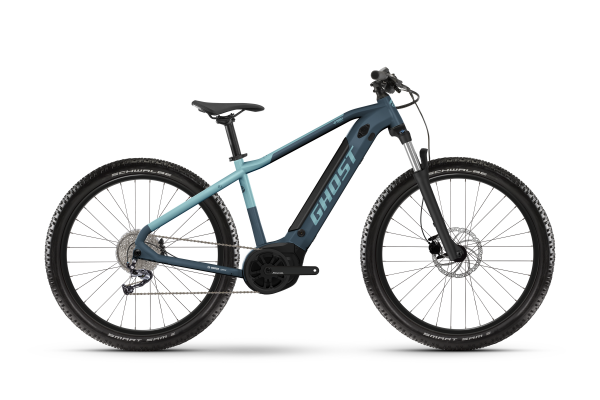 GHOST E-TERU ESSENTIAL HIGH - 2025 | dark grey/metallic light blue - glossy