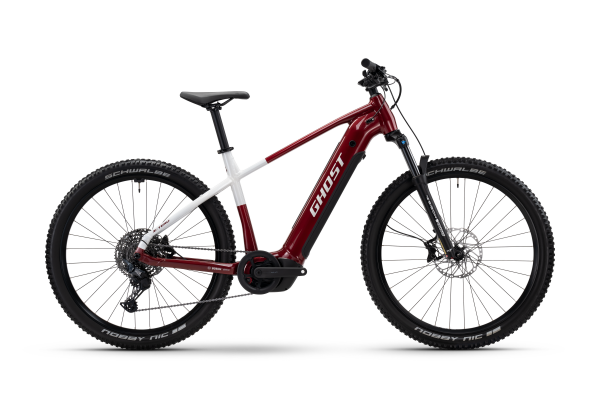 GHOST E-TERU ADVANCED - 2025 | carbon red/chilly white - glossy