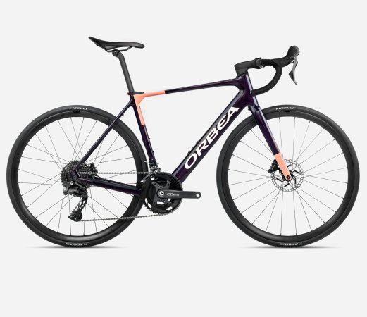 Orbea Gain M40 - 2025 | Fantasy Purple Carbon View (Gloss) - Orange Cloud (Matt)