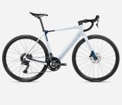 Orbea Gain M40 - 2025 | Halo Silver (Matt) - Blue Carbon...