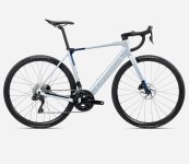 Orbea Gain M30i - 2025 | Halo Silver (Matt) - Blue Carbon...