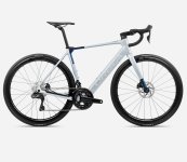 Orbea Gain M20i - 2025 | Halo Silver (Matt) - Blue Carbon...