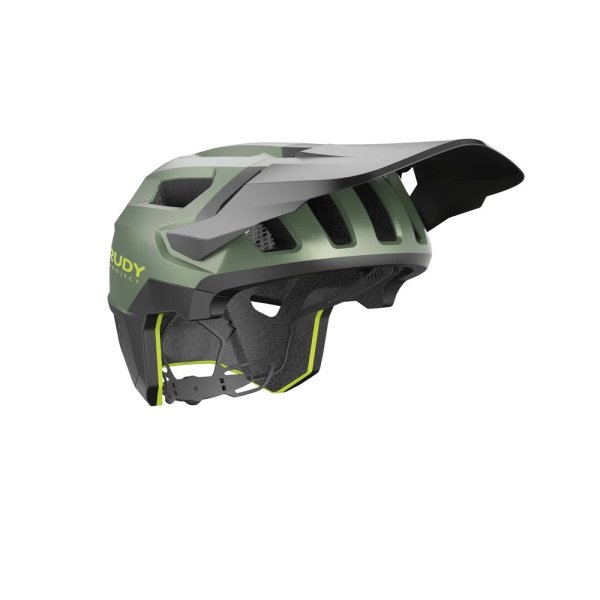 metal olive/black/acid green matte