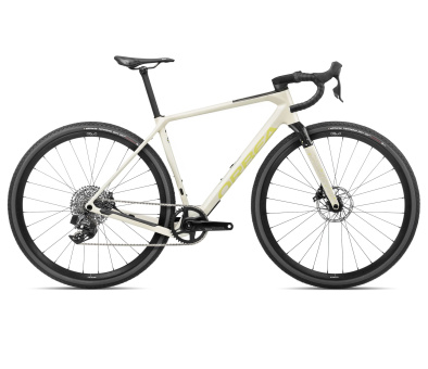 Orbea TERRA M31eTEAM 1X - 2024 | Ivory White-Spicy Lime 