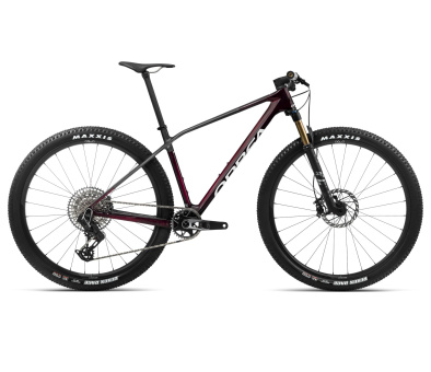Orbea ALMA M PRO - 2024 | Red Wine Carbon View  - Carbon Raw 