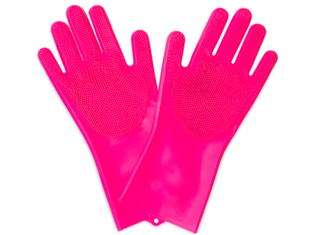 Muc Off Deep Scrubber Gloves | pink | Small 